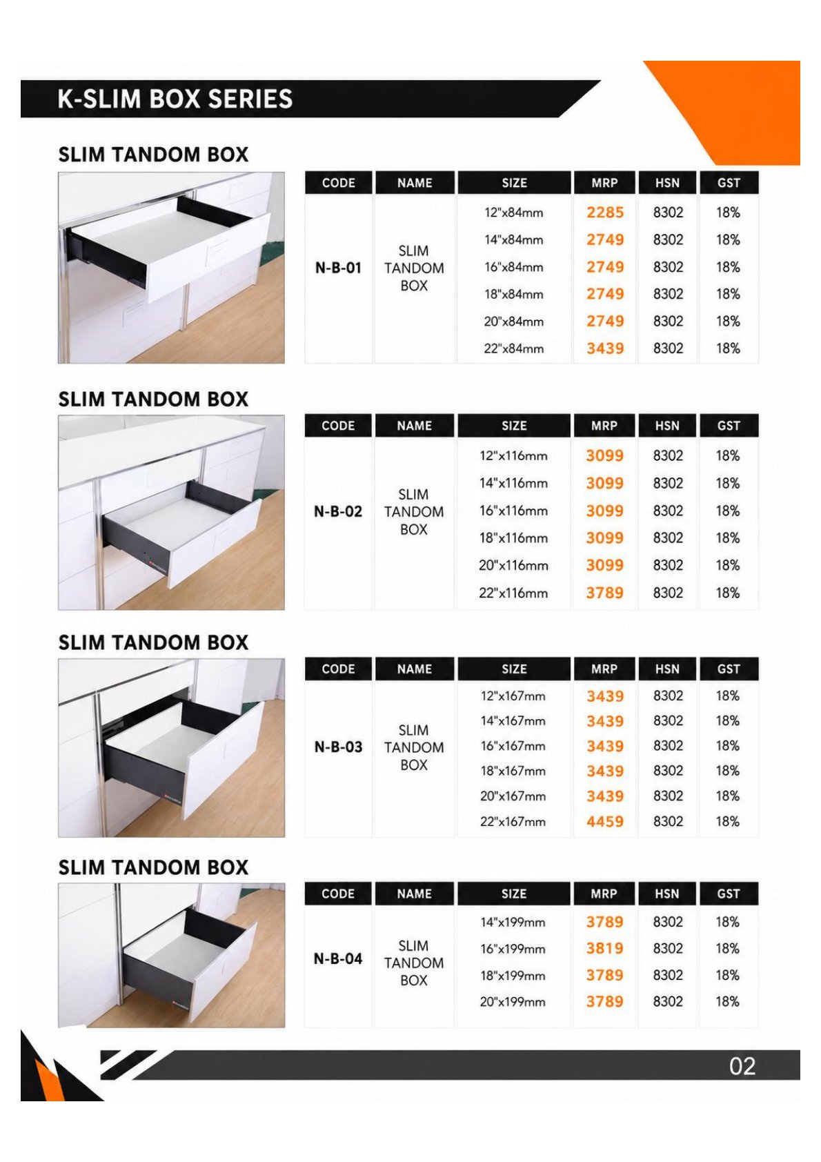 NSB SLIM BOX SERIES — page 1