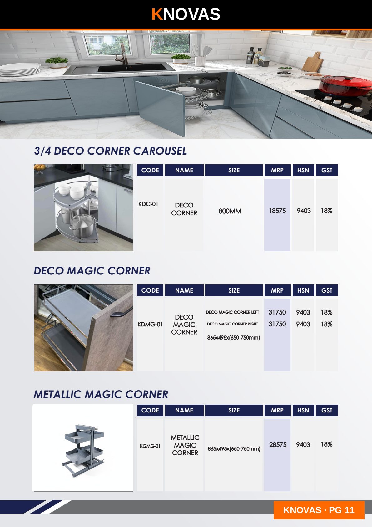 MAGIC CORNER SERIES — catalogue page 1