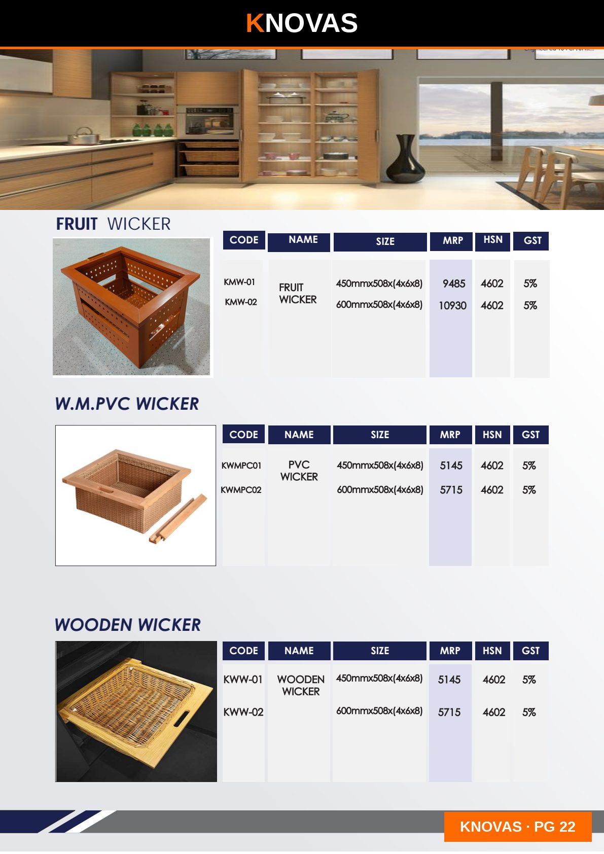 WICKER SERIES — catalogue page 2