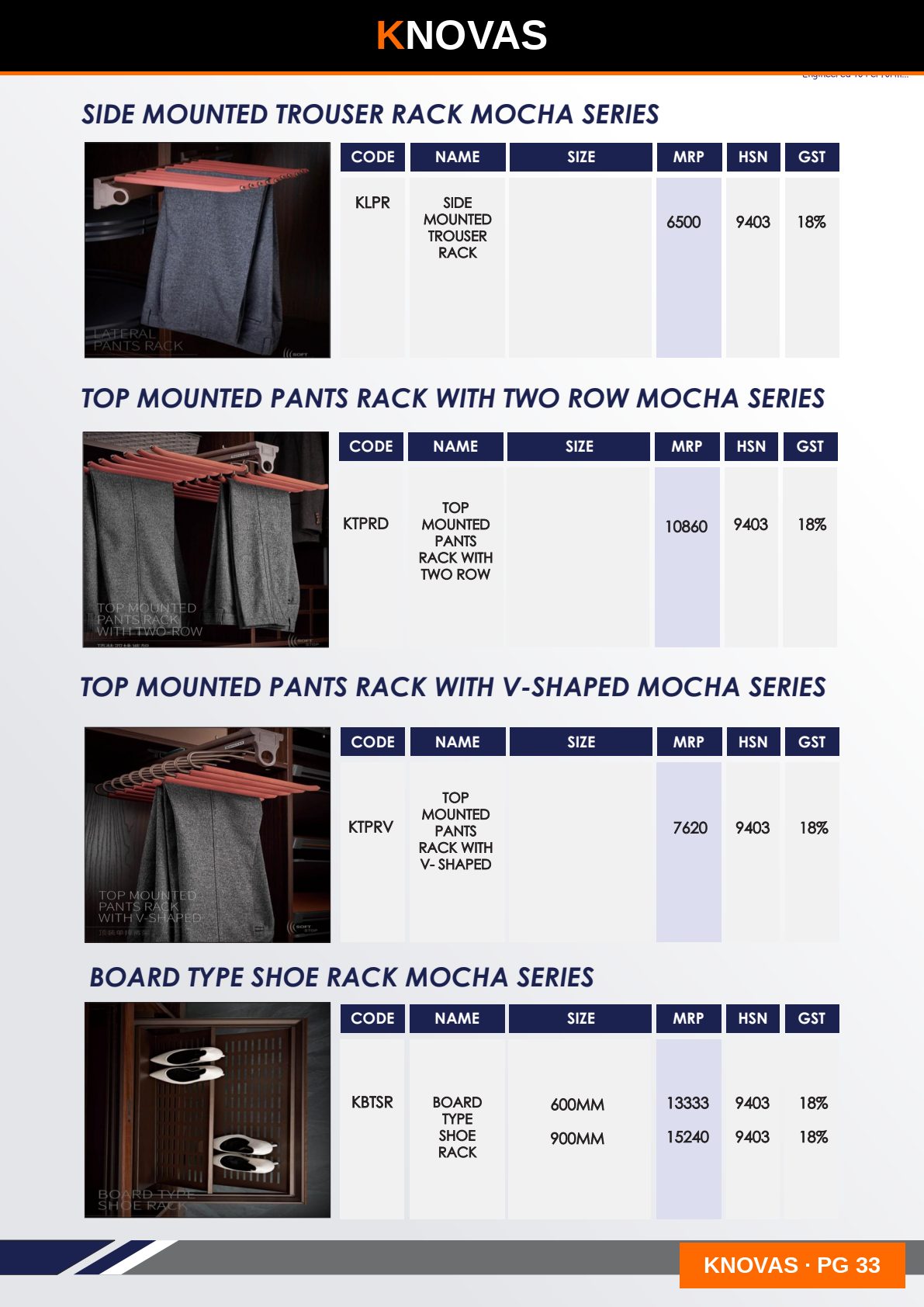 WARDROBE ACCESSORIES — catalogue page 2