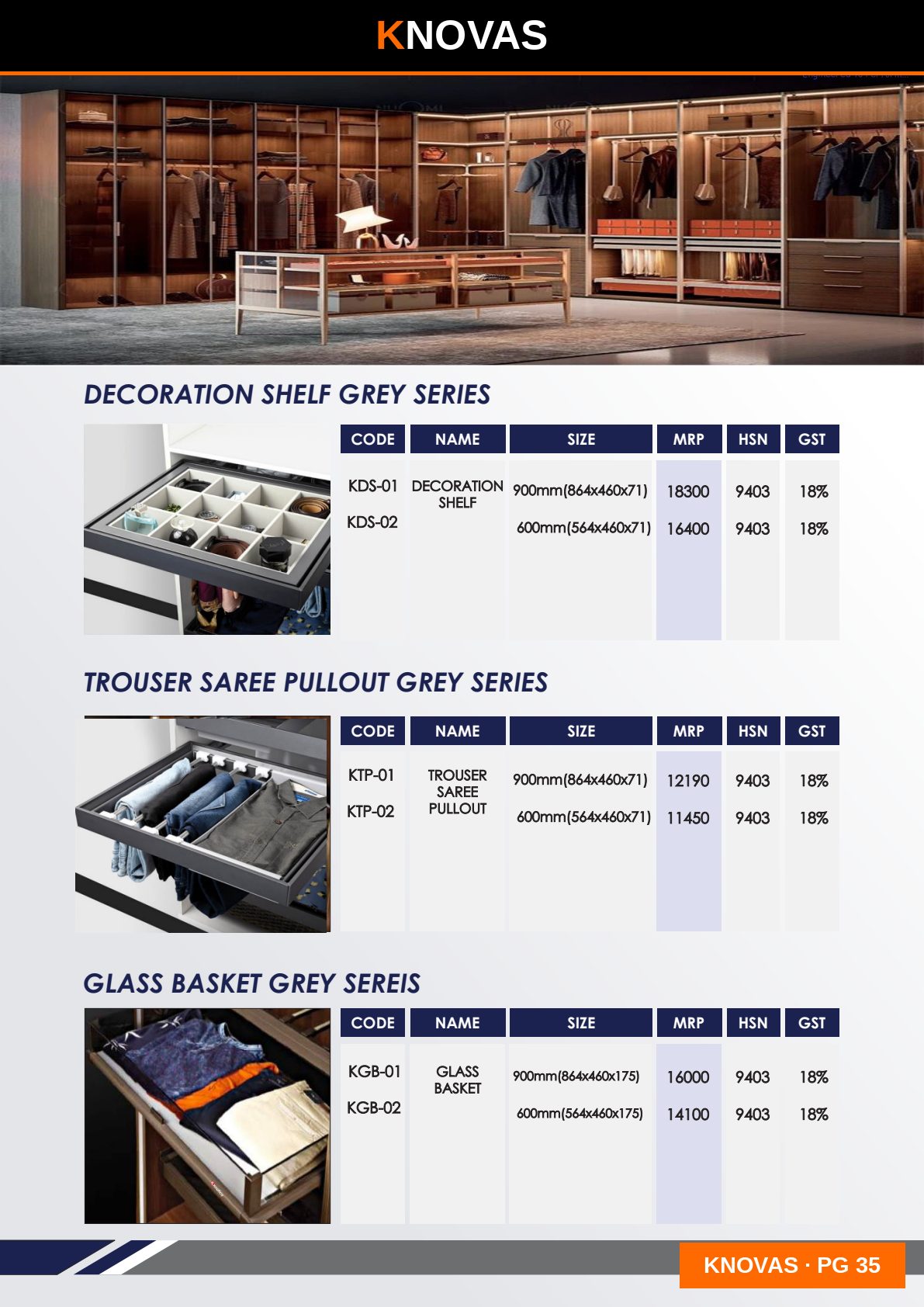 WARDROBE ACCESSORIES — catalogue page 4