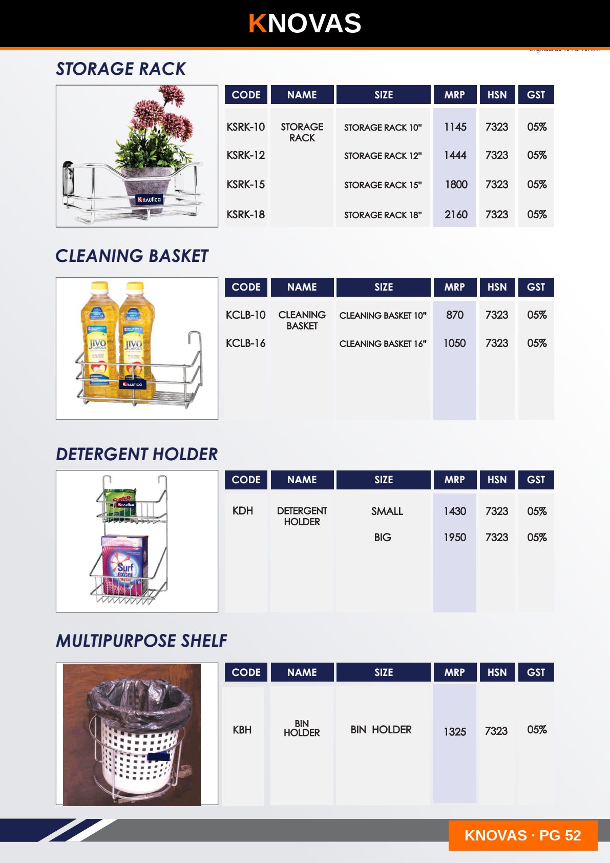 KITCHEN ACCESSORIES — catalogue page 3